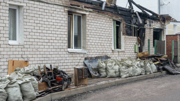 Professional Fire Damage Removal technician working in Lebanon, KY